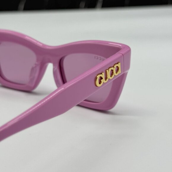 NEW GG1773S 010 GUCCI CAT EYE PINK WOMEN GUCCI SUNGLASSES - Picture 5 of 10